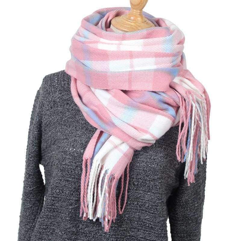 Planet Gates Scarf 2018 Pashmina Scarf Women Tassels Scarves Wraps Autumn Winter Blanket Shawls plaid scarves YR004