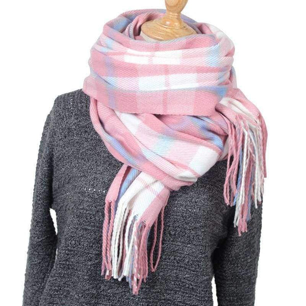Planet Gates Scarf 2018 Pashmina Scarf Women Tassels Scarves Wraps Autumn Winter Blanket Shawls plaid scarves YR004