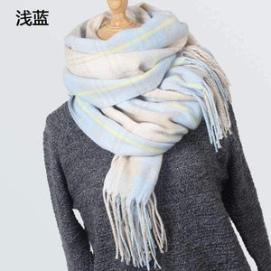Planet Gates Scarf 2018 Pashmina Scarf Women Tassels Scarves Wraps Autumn Winter Blanket Shawls plaid scarves YR004
