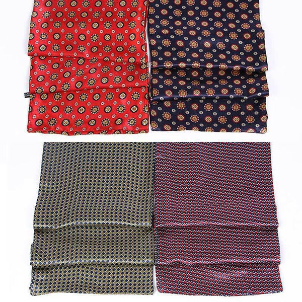 Planet Gates Scarf luxury brand men foulard Satin Scarves,Retro Soft Scooter bandana pattern male shawls and wraps