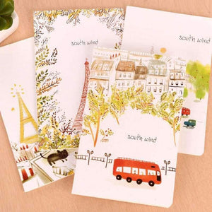 Planet Gates School Notebook paper A6 A5 cute Diary 4PCS Exercise book Office School Supplies Notebooks Writing Pads