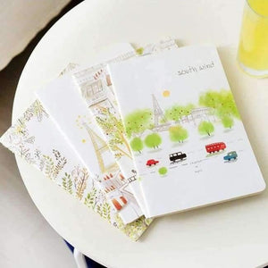 Planet Gates School Notebook paper A6 A5 cute Diary 4PCS Exercise book Office School Supplies Notebooks Writing Pads