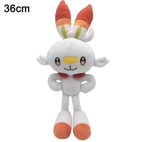 Sobble Scorbunny Grookey Yamper Zacian Cartoon Elf figure plush soft stuffed Collection toys for Children Christmas gift