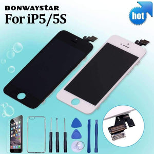 Planet Gates Screen For iPhone 5 5s LCD Display Touch Screen Digitizer Replacement  Glass Module for iPhone 6 4s LCD Screen No Dead Pixel