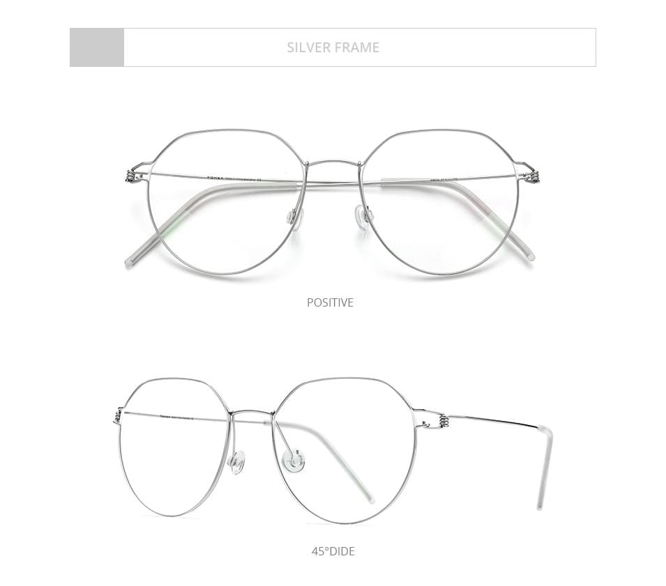 Planet Gates Screwless Eyewear Prescription Eyeglasses Frame Men 2021 Polygon Myopia Optical Denmark Korean Glasses Frame Women 98635