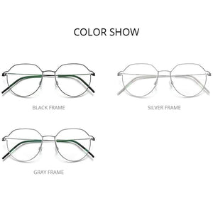 Planet Gates Screwless Eyewear Prescription Eyeglasses Frame Men 2021 Polygon Myopia Optical Denmark Korean Glasses Frame Women 98635