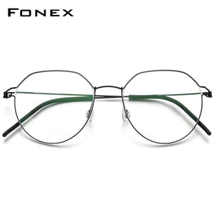 Planet Gates Screwless Eyewear Prescription Eyeglasses Frame Men 2021 Polygon Myopia Optical Denmark Korean Glasses Frame Women 98635