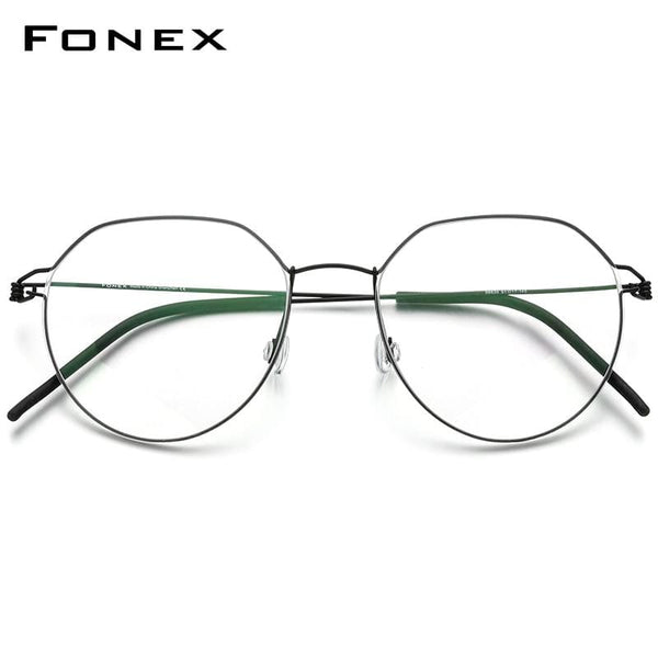 Planet Gates Screwless Eyewear Prescription Eyeglasses Frame Men 2021 Polygon Myopia Optical Denmark Korean Glasses Frame Women 98635