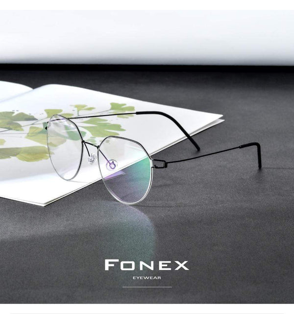 Planet Gates Screwless Eyewear Prescription Eyeglasses Frame Men 2021 Polygon Myopia Optical Denmark Korean Glasses Frame Women 98635