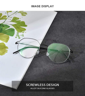 Planet Gates Screwless Eyewear Prescription Eyeglasses Frame Men 2021 Polygon Myopia Optical Denmark Korean Glasses Frame Women 98635