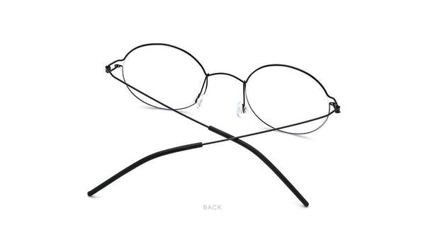 Planet Gates Screwless Eyewear Prescription Eyeglasses Frame Women Round Myopia Optical Denmark Korean Glasses Frame Men Titanium 98607