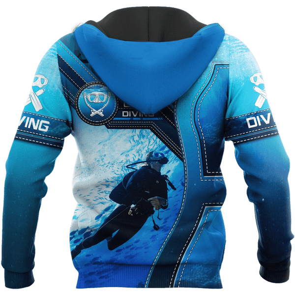 Planet Gates Scuba Diving 3D All Over Printed Men Hoodie Clothes Unisex Sweatshirt Zip Pullover Casual Jacket Tracksuit KJ330