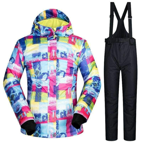 Planet Gates SDZM And Green / S Ski Suit Women Waterproof Ski Jackets Winter Snow Snowboard And Cross Country Clothes Skiing And Snowboarding Suits Brands