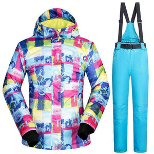 Planet Gates SDZM And Green / S Ski Suit Women Waterproof Ski Jackets Winter Snow Snowboard And Cross Country Clothes Skiing And Snowboarding Suits Brands