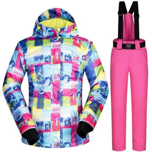 Planet Gates SDZM And Green / S Ski Suit Women Waterproof Ski Jackets Winter Snow Snowboard And Cross Country Clothes Skiing And Snowboarding Suits Brands