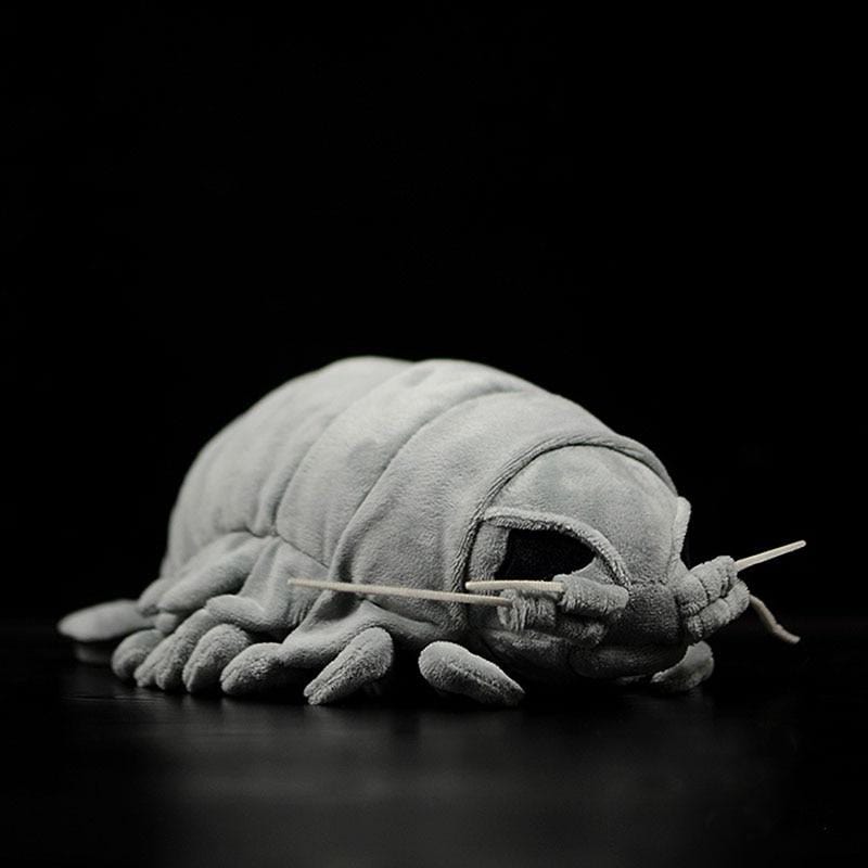Planet Gates Sea Creature Giant Isopod Realistic Stuffed Animal Toy Soft Bathynomus Giganteus Crustaceans Plush Toy 30 cm Long