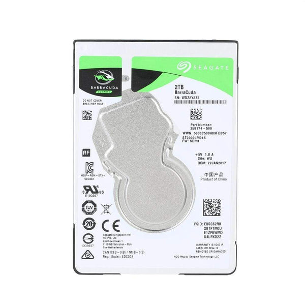 Planet Gates Seagate 1TB 2TB 2.5inch Internal HDD Notebook Hard Disk Drive 7mm 5400RPM SATA 6Gb/s 128MB Cache 2.5" HDD For Laptop ST1000LM048