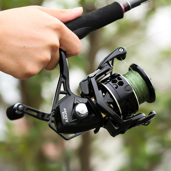 Planet Gates Seaknight Archer 5.2:1 4.9:1 Spinning Reel Max Drag 13Kg 8+1BB Carp Fishing Reel 2000-6000 Aluminium Spool Spinning wheel carret
