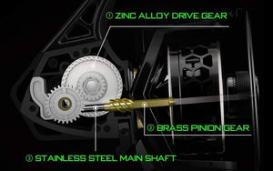 Planet Gates Seaknight Archer 5.2:1 4.9:1 Spinning Reel Max Drag 13Kg 8+1BB Carp Fishing Reel 2000-6000 Aluminium Spool Spinning wheel carret