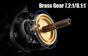 Planet Gates SeaKnight Brand FALCON/FALCAN2 Series Baitcasting Fishing Reel 7.2:1 8.1:1 Ultra-Linght 190g MAX Drag Power 18LB Long Casting