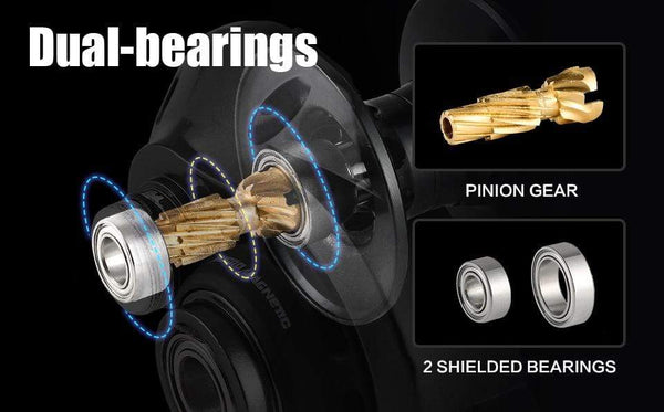 Planet Gates SeaKnight Brand FALCON/FALCAN2 Series Baitcasting Fishing Reel 7.2:1 8.1:1 Ultra-Linght 190g MAX Drag Power 18LB Long Casting