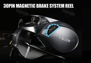 Planet Gates SeaKnight Brand FALCON/FALCAN2 Series Baitcasting Fishing Reel 7.2:1 8.1:1 Ultra-Linght 190g MAX Drag Power 18LB Long Casting