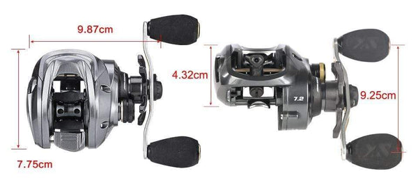 Planet Gates SeaKnight Brand FALCON/FALCAN2 Series Baitcasting Fishing Reel 7.2:1 8.1:1 Ultra-Linght 190g MAX Drag Power 18LB Long Casting