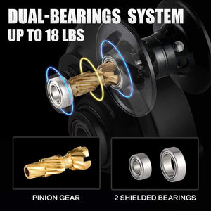 Planet Gates SeaKnight Brand FALCON/FALCAN2 Series Baitcasting Fishing Reel 7.2:1 8.1:1 Ultra-Linght 190g MAX Drag Power 18LB Long Casting