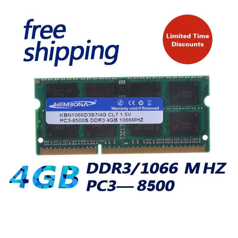 Planet Gates Sealed DDR3 1066/ PC3 8500 4GB Laptop RAM Memory compatible with all motherboard / Free Shipping!!!
