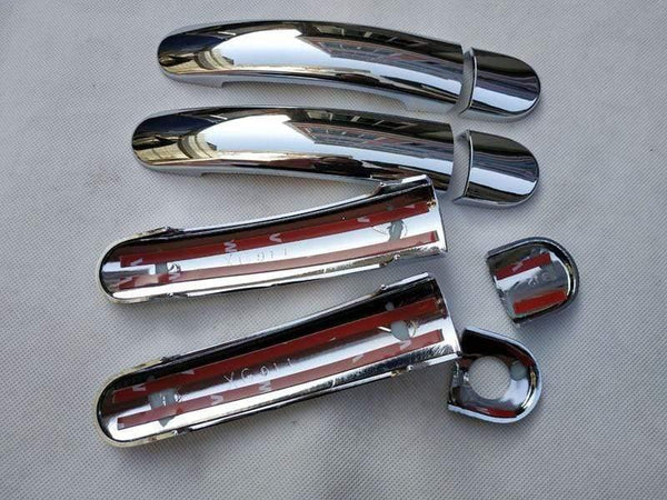 Planet Gates Seat Ibiza 6l 6j  Mk3 Mk4 2002-2017 Chrome Car Door Handle Cover Trim Car Styling auto accessories