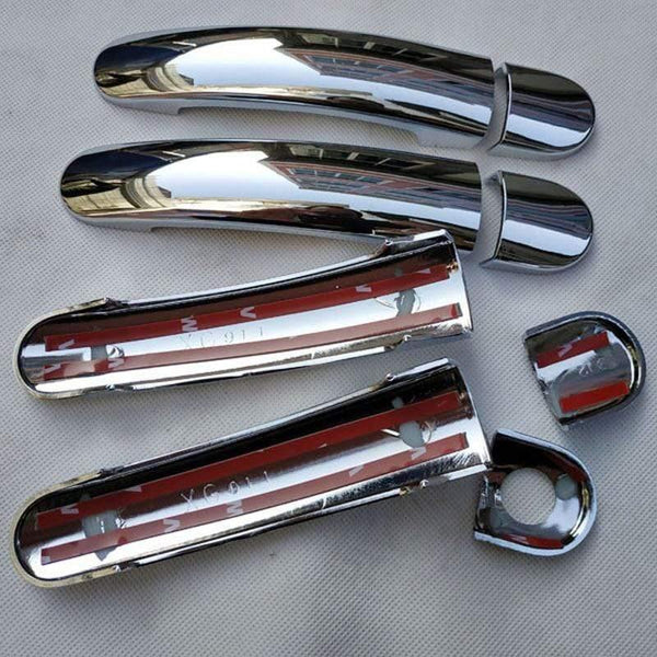 Planet Gates Seat Ibiza 6l 6j  Mk3 Mk4 2002-2017 Chrome Car Door Handle Cover Trim Car Styling auto accessories