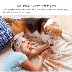 Planet Gates Security Camera System Kit 4PCS 5MP HD IP Camera Outdoor Waterproof CCTV Video Surveillance NVR Set 1TB