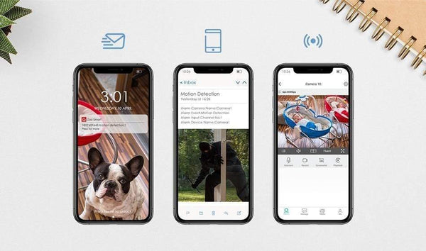 Planet Gates Security Camera System Kit 4PCS 5MP HD IP Camera Outdoor Waterproof CCTV Video Surveillance NVR Set 1TB