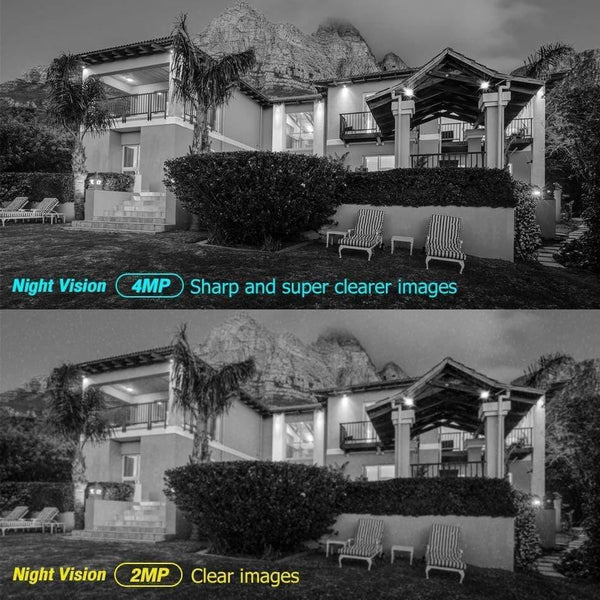 Planet Gates Security Camera System Kit Audio Record IP Camera IR Outdoor Waterproof CCTV Video Surveillance NVR Set