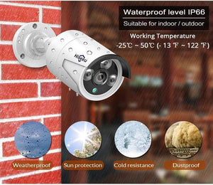 Planet Gates Security Camera System Kit Audio Record IP Camera IR Outdoor Waterproof CCTV Video Surveillance NVR Set