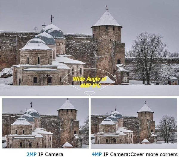 Planet Gates Security Camera System Kit Audio Record IP Camera IR Outdoor Waterproof CCTV Video Surveillance NVR Set