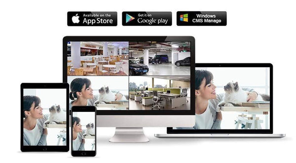 Planet Gates Security Camera System Kit Audio Record IP Camera IR Outdoor Waterproof CCTV Video Surveillance NVR Set