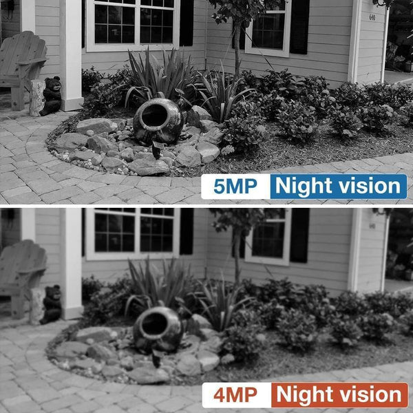 Planet Gates Security CCTV System Motion Detect Two Way Audio AI IP Camera IR Outdoor P2P Video Surveillance Set