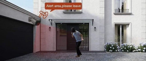 Planet Gates Security CCTV System Motion Detect Two Way Audio AI IP Camera IR Outdoor P2P Video Surveillance Set