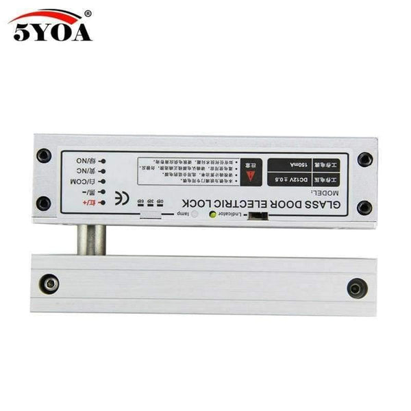 Planet Gates Security Electric Drop Bolt Lock for Fully Frame Less Glass Door Electronic Door Lock Access Control System Kit Security