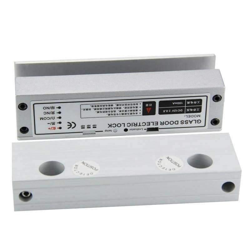 Planet Gates Security Electric Drop Bolt Lock for Fully Frame Less Glass Door Electronic Door Lock Access Control System Kit Security