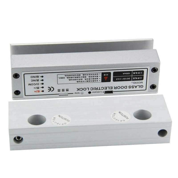 Planet Gates Security Electric Drop Bolt Lock for Fully Frame Less Glass Door Electronic Door Lock Access Control System Kit Security