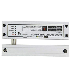 Planet Gates Security Electric Drop Bolt Lock for Fully Frame Less Glass Door Electronic Door Lock Access Control System Kit Security