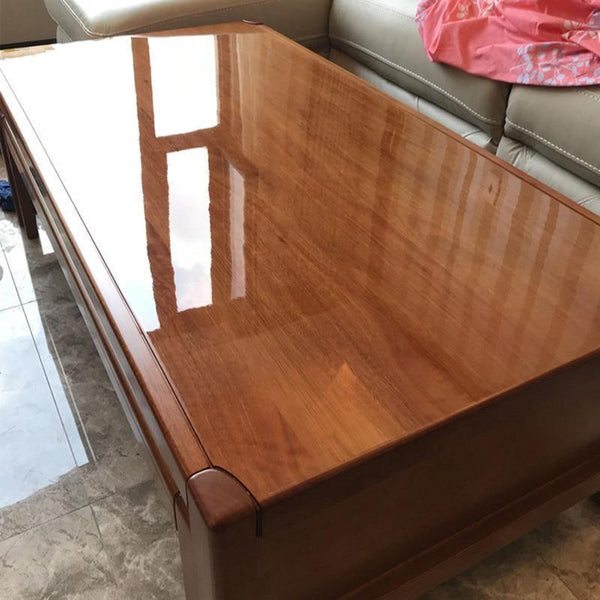 Self-adhesive Transparent Film Marble Wood Desktop Protective Film Tabletop Stickers for Furniture