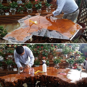 Self-adhesive Transparent Film Marble Wood Desktop Protective Film Tabletop Stickers for Furniture