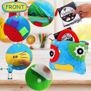 Planet Gates Sensory Buckle Pillow Toys for Children, Busy Bag Learning Fine Motor Skill Problem Solving, Educational Montessori Toy