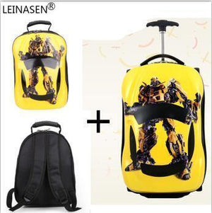 Planet Gates set 1 Children's Suitcase Child Trolley case Luggage Bag kids Schoolbags travel Suitcase Wheels 3D Supercar Travel case Toys for kinds