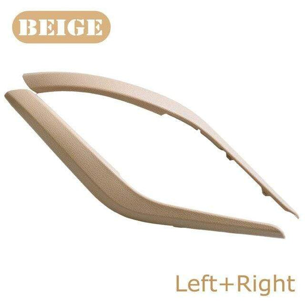 Planet Gates set 10 Car Inner door Panel handle Cover For BMW X1 E84 2010-2016 Auto Left Right Interior Door Armrest Pull Trim Cover Beige Black
