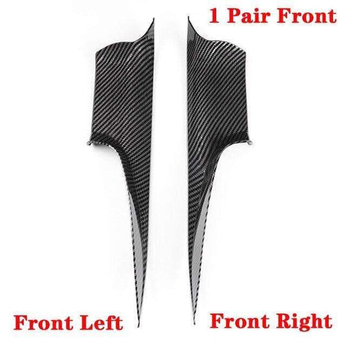 Planet Gates set 12 Car Interior Door Handles Front Rear Left Right Inner Doors Panel Handle Bar Pull Carrier Trim Cover for BMW 7-Series F01 F02