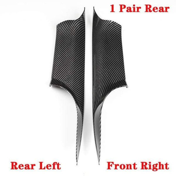 Planet Gates set 13 Car Interior Door Handles Front Rear Left Right Inner Doors Panel Handle Bar Pull Carrier Trim Cover for BMW 7-Series F01 F02